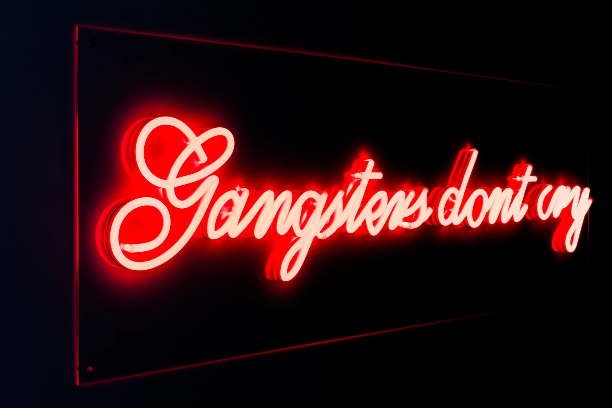 Bold Monkey Gangsters Multicolour Neon Wall Sign