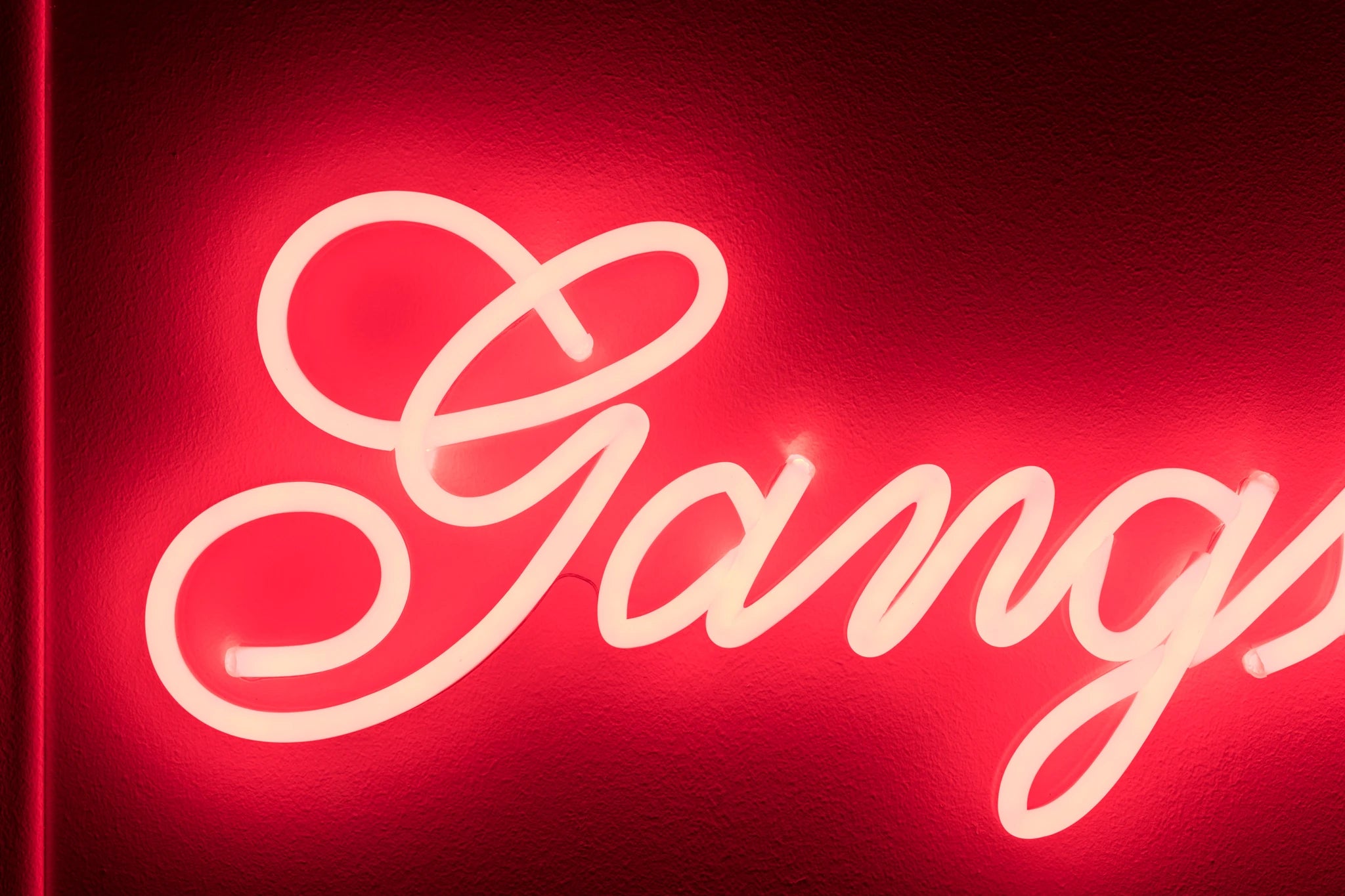 Bold Monkey Gangsters Multicolour Neon Wall Sign