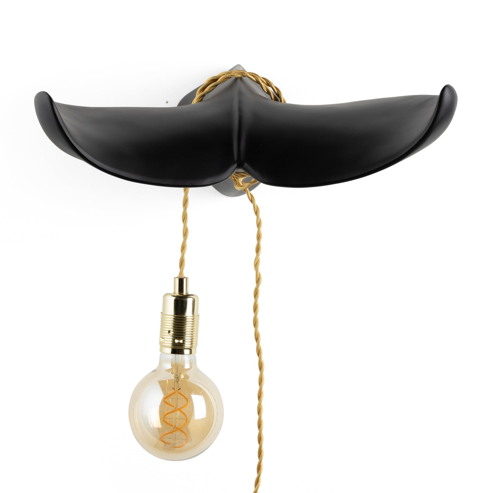 Bold Monkey The Tail Will Follow Black Wall Light