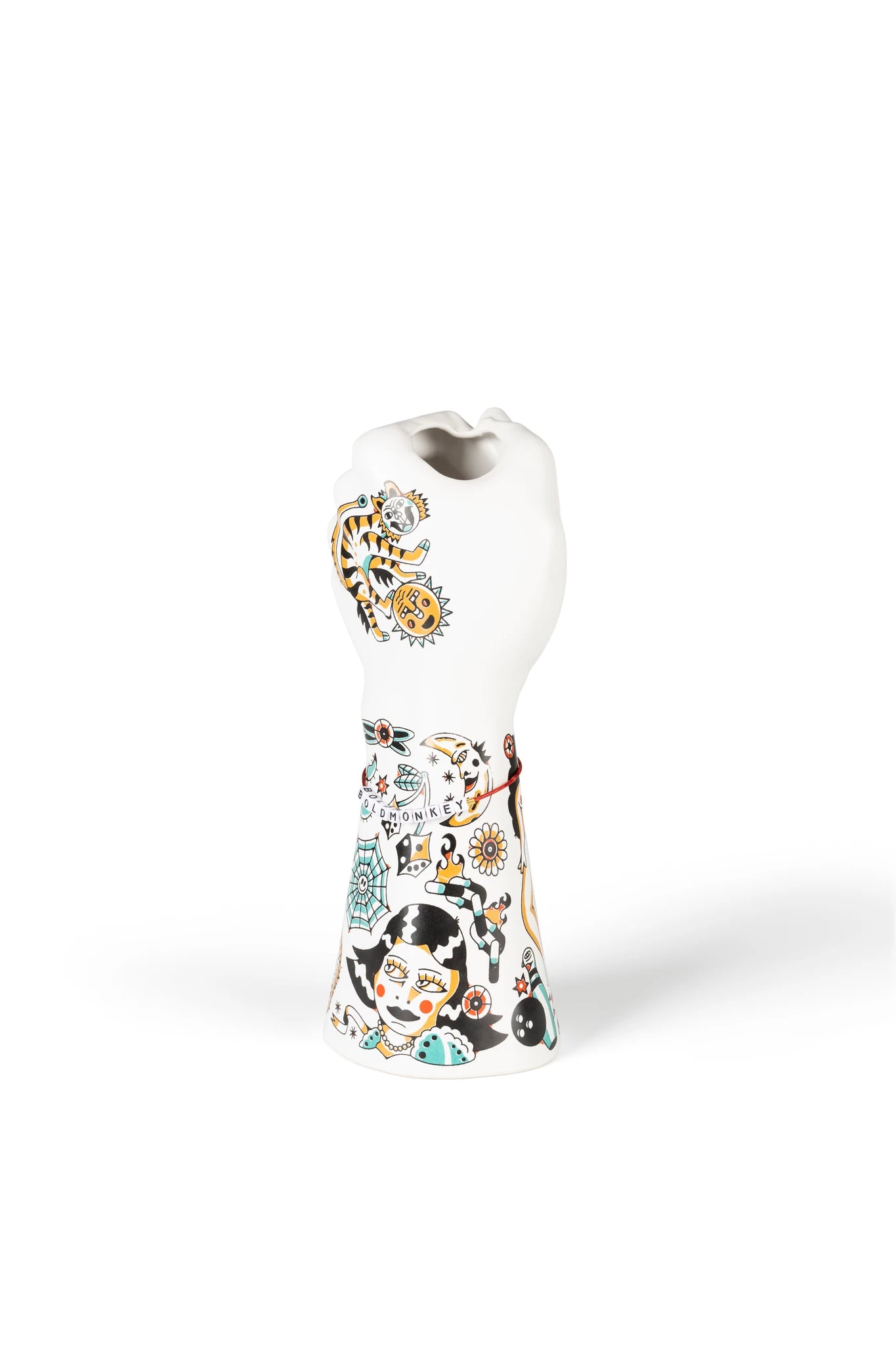 Bold Monkey Liberty Matters Multicolour Ceramic Vase