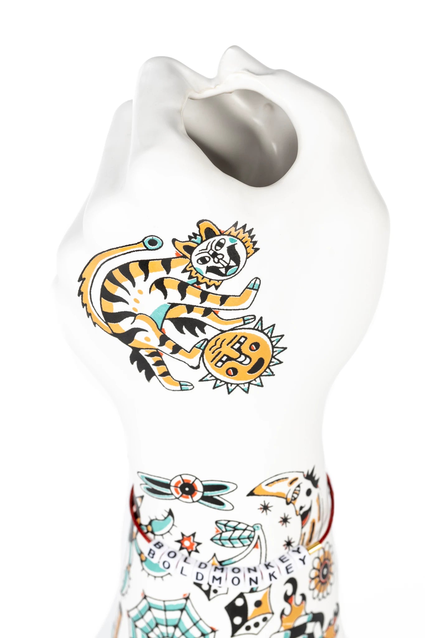 Bold Monkey Liberty Matters Multicolour Ceramic Vase