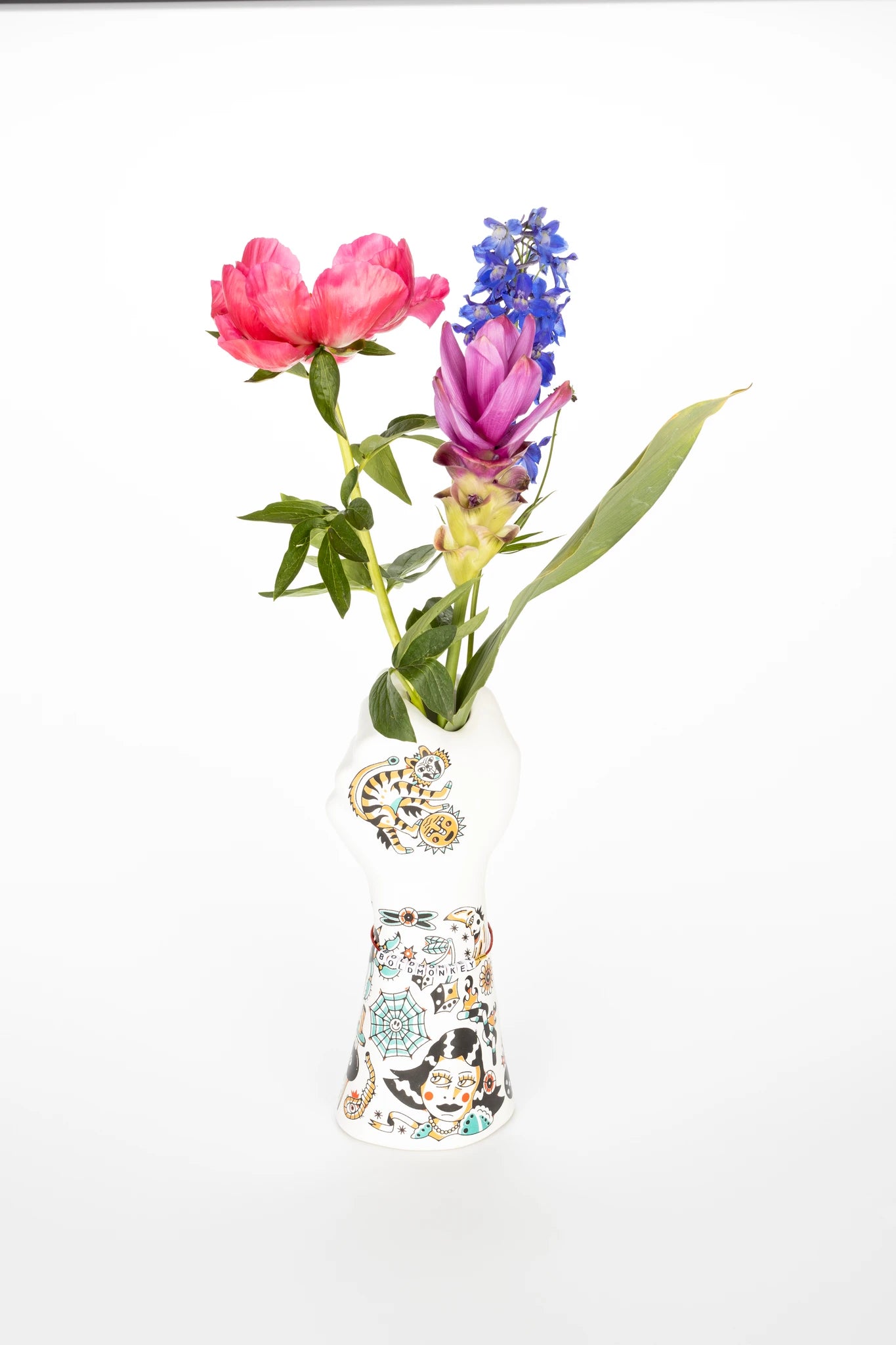 Bold Monkey Liberty Matters Multicolour Ceramic Vase