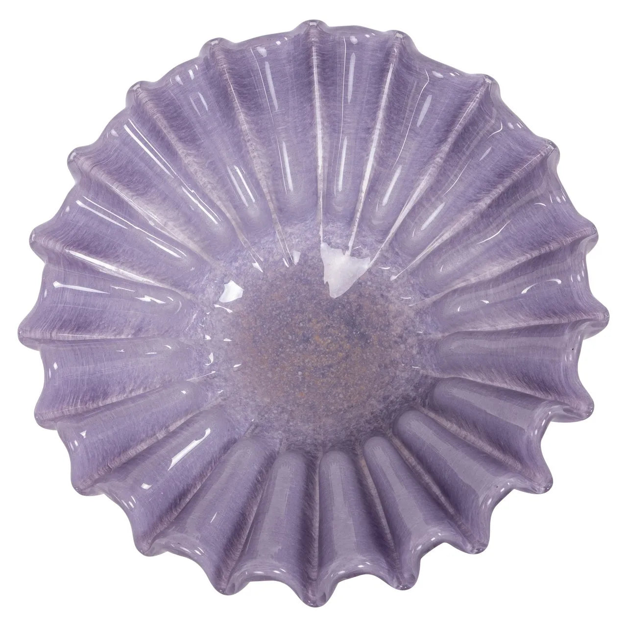 Richmond Interiors Beaudyle Purple Glass Bowl