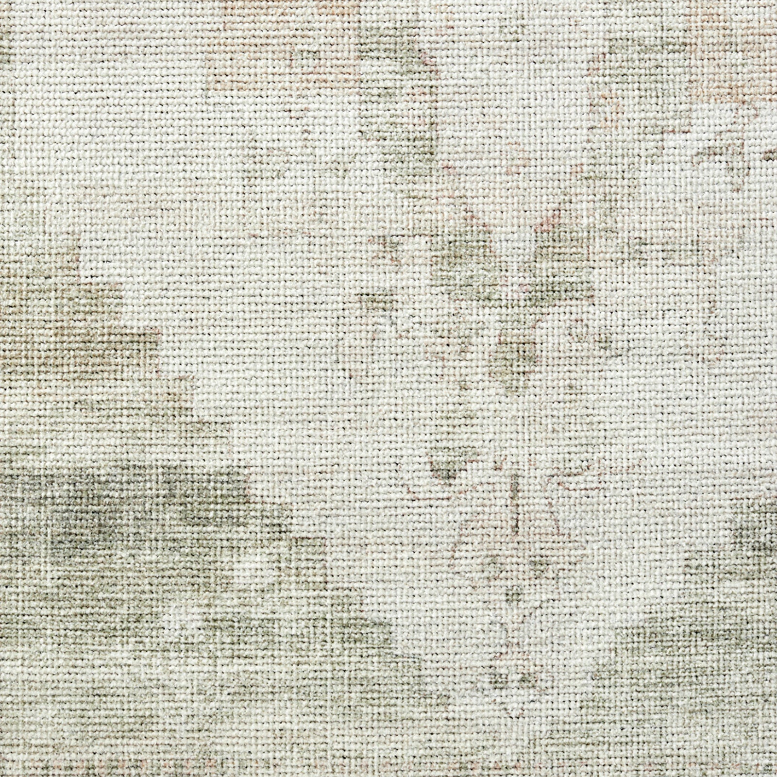 Luca Becki Owens Vintage Traditional Vintage Boho Green & Ivory Polyester Rug 160x213cm - colour swatch
