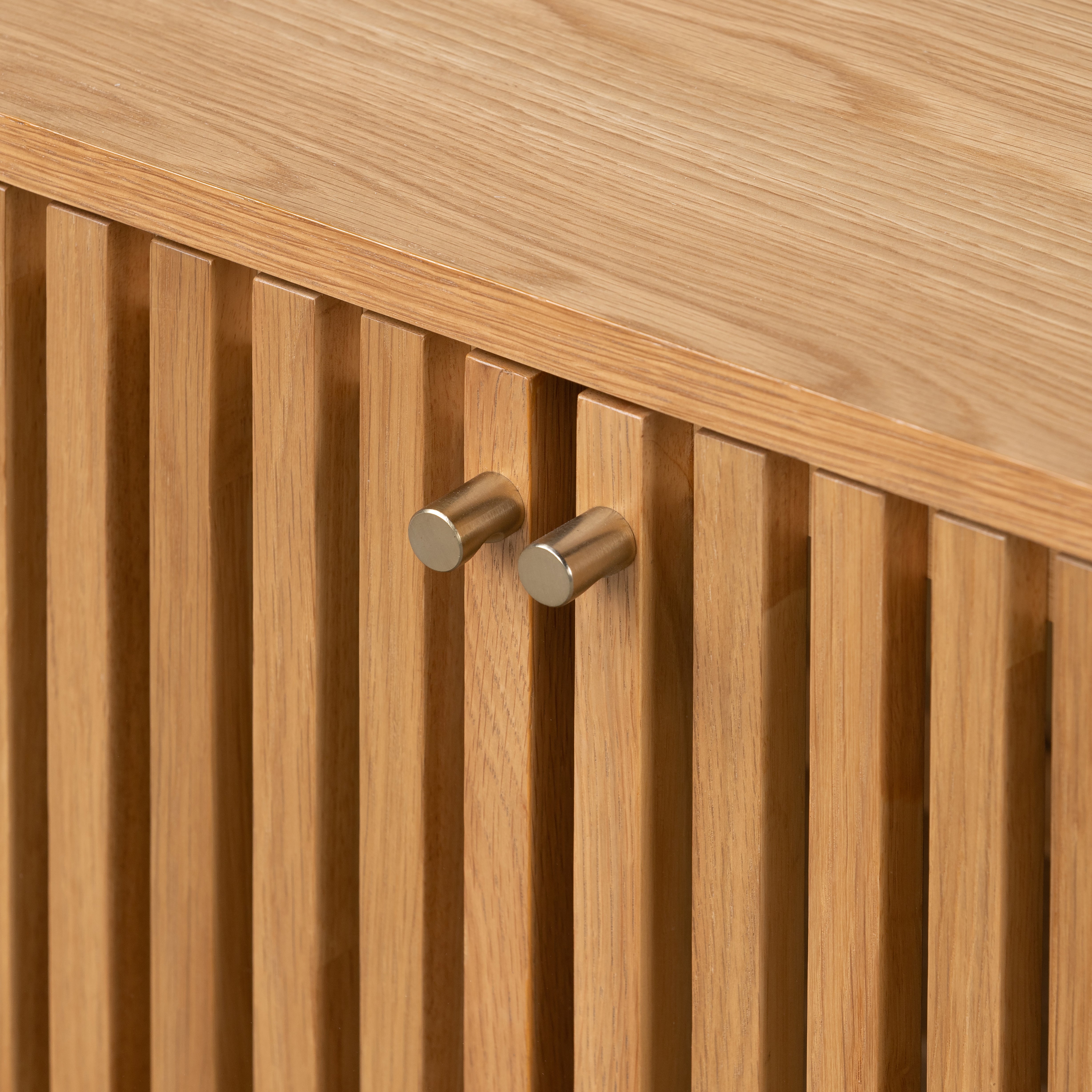 Colton Natural Wood Storage Display Unit Cabinet