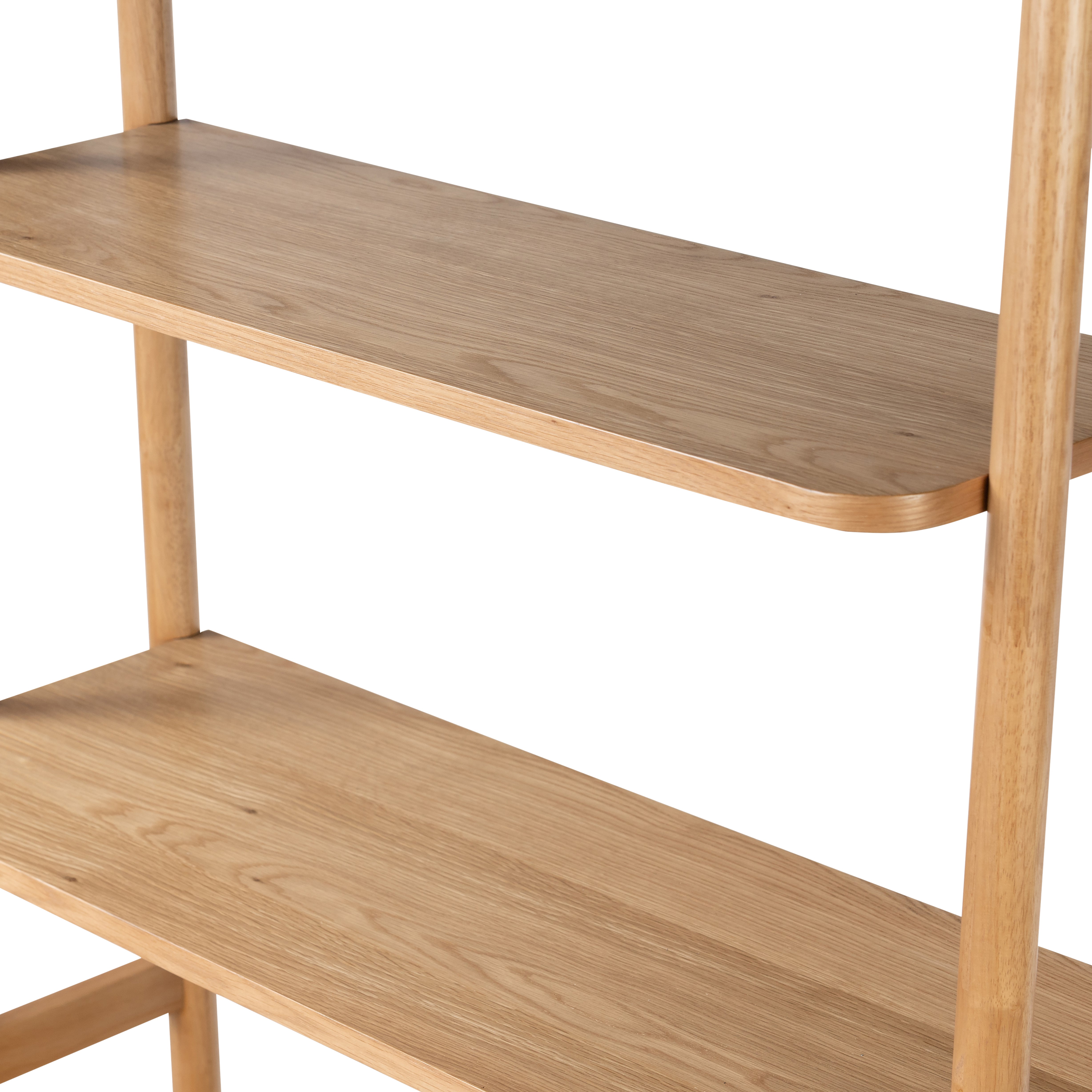 Colton Natural Wood Storage Display Unit Cabinet