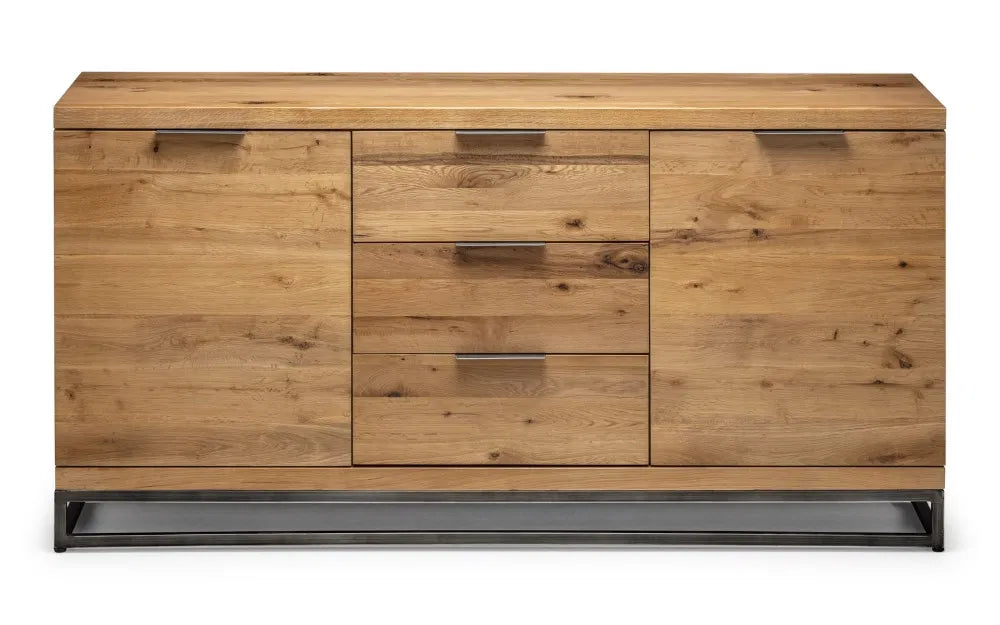 Alberta Natural Oak Wood Sideboard