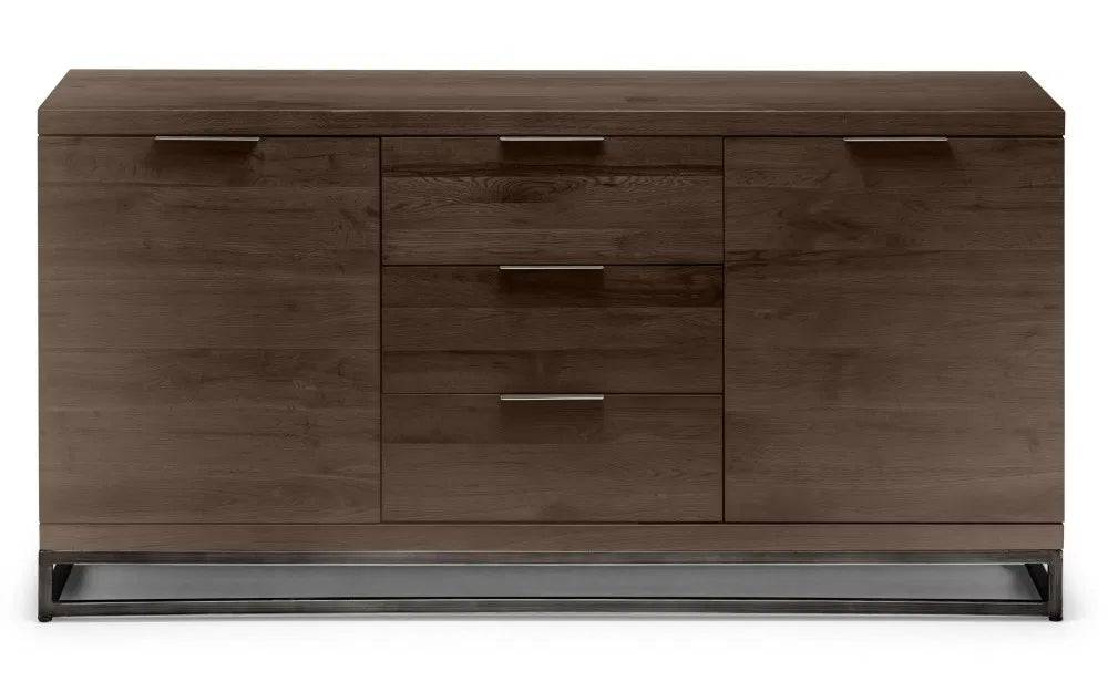 Alberta Dark Oak Wood Sideboard