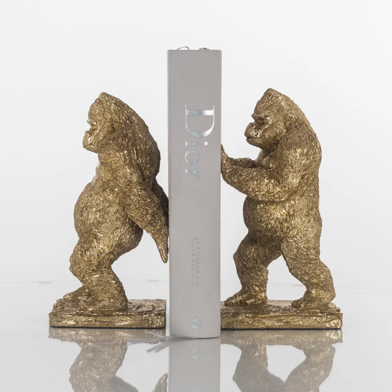Richmond Interiors Golden Gorillas Book Stand
