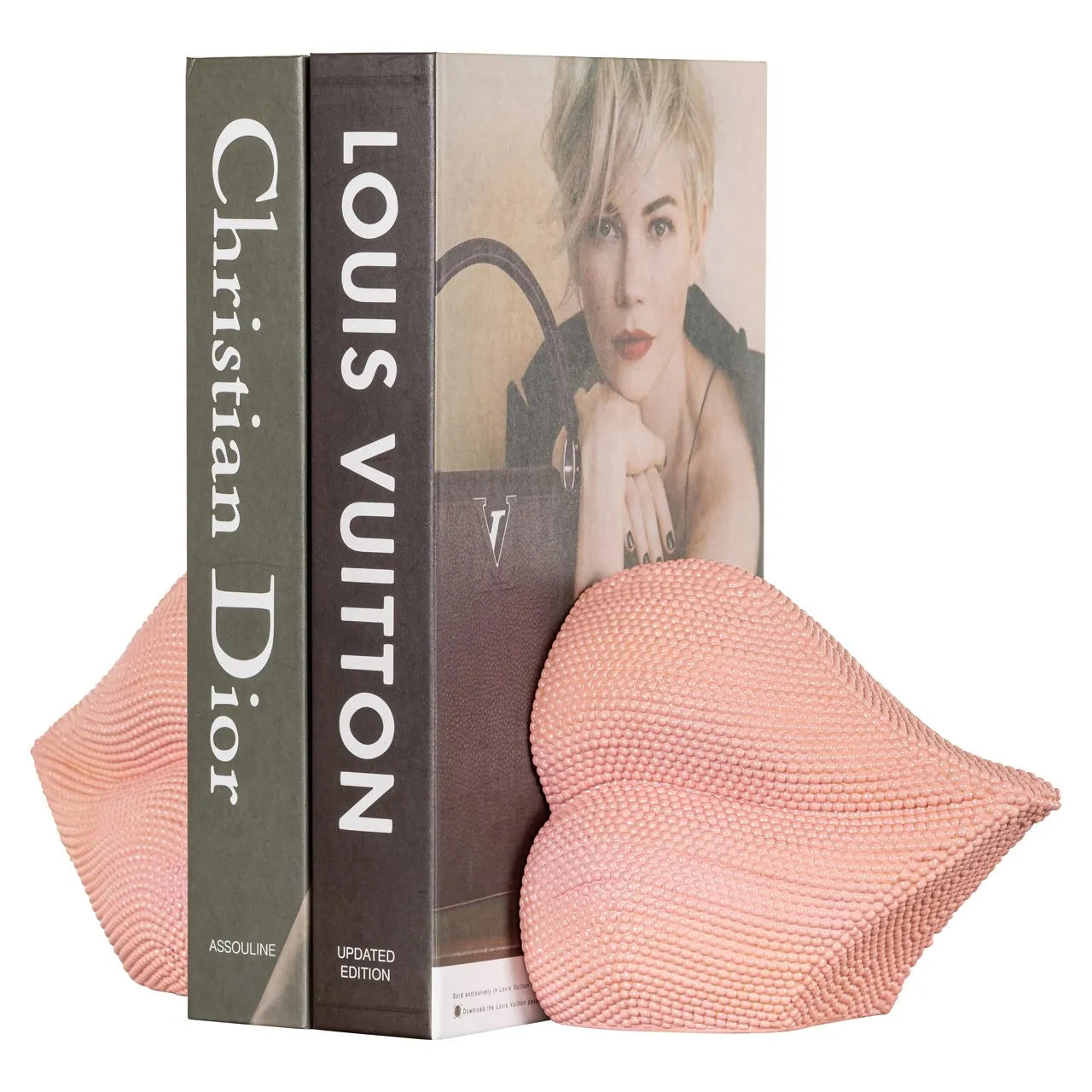 Richmond Interiors Kissing Lips Pink Bookstands