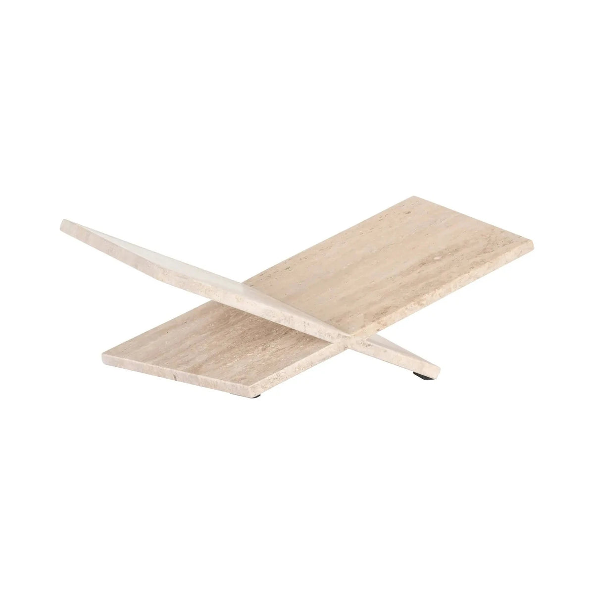 Richmond Interiors Belice Travertine Marble Bookstands