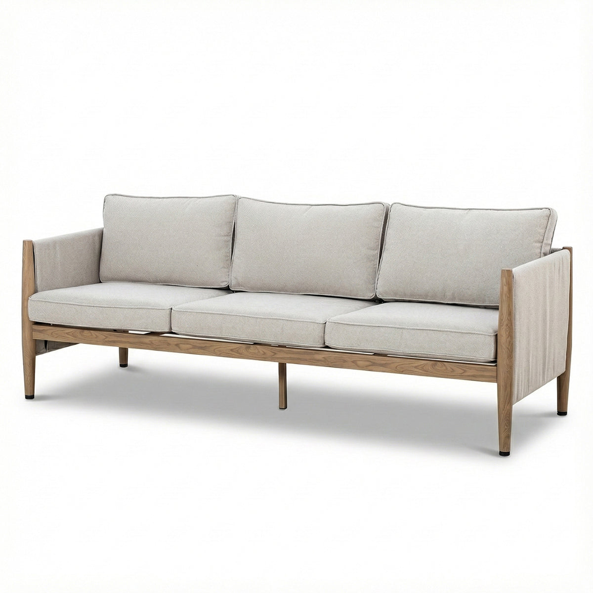 Burford 3 Seater Sofa Set - with Seasonsure Cushions - Almond
