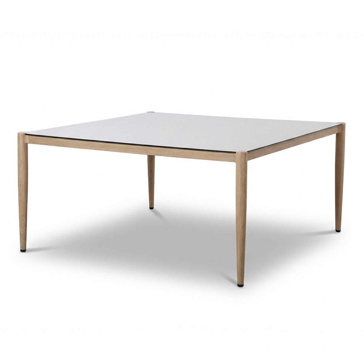 Burford 8 Seater Square Dining Set with Seasonsure Cushions - Almond