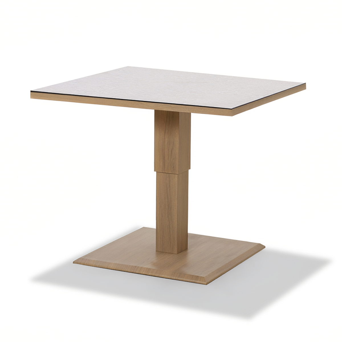 Burford Small Corner Dining Set with Rising Table - with Seasonsure Cushions - Almond