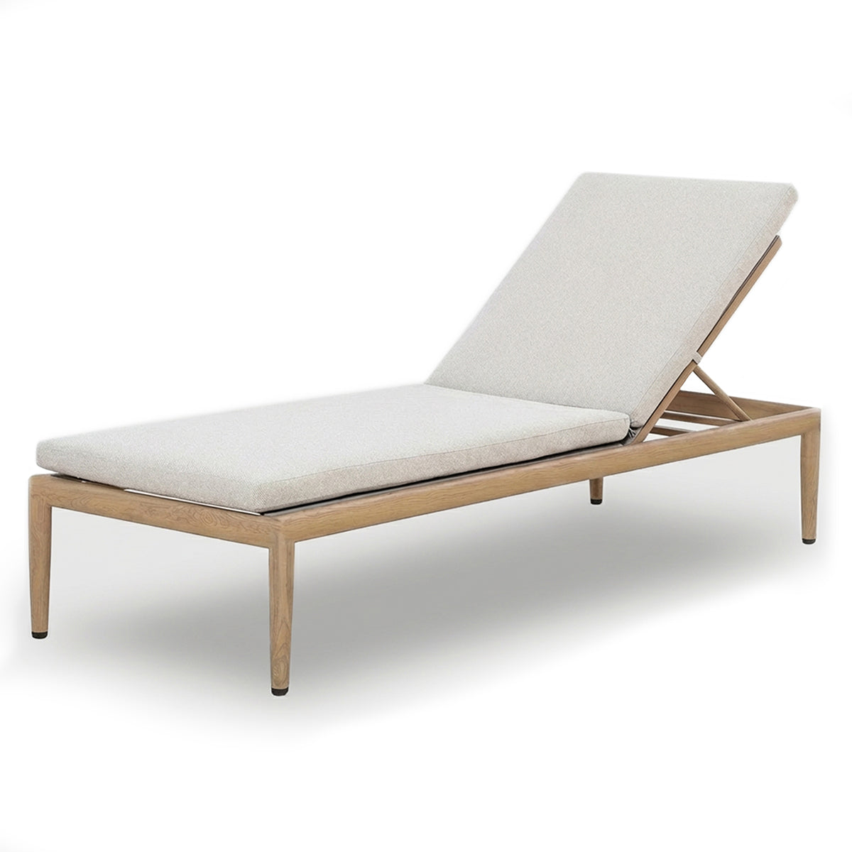 Burford Sunlounger Set with Side Table & Seasonsure Cushions- Almond