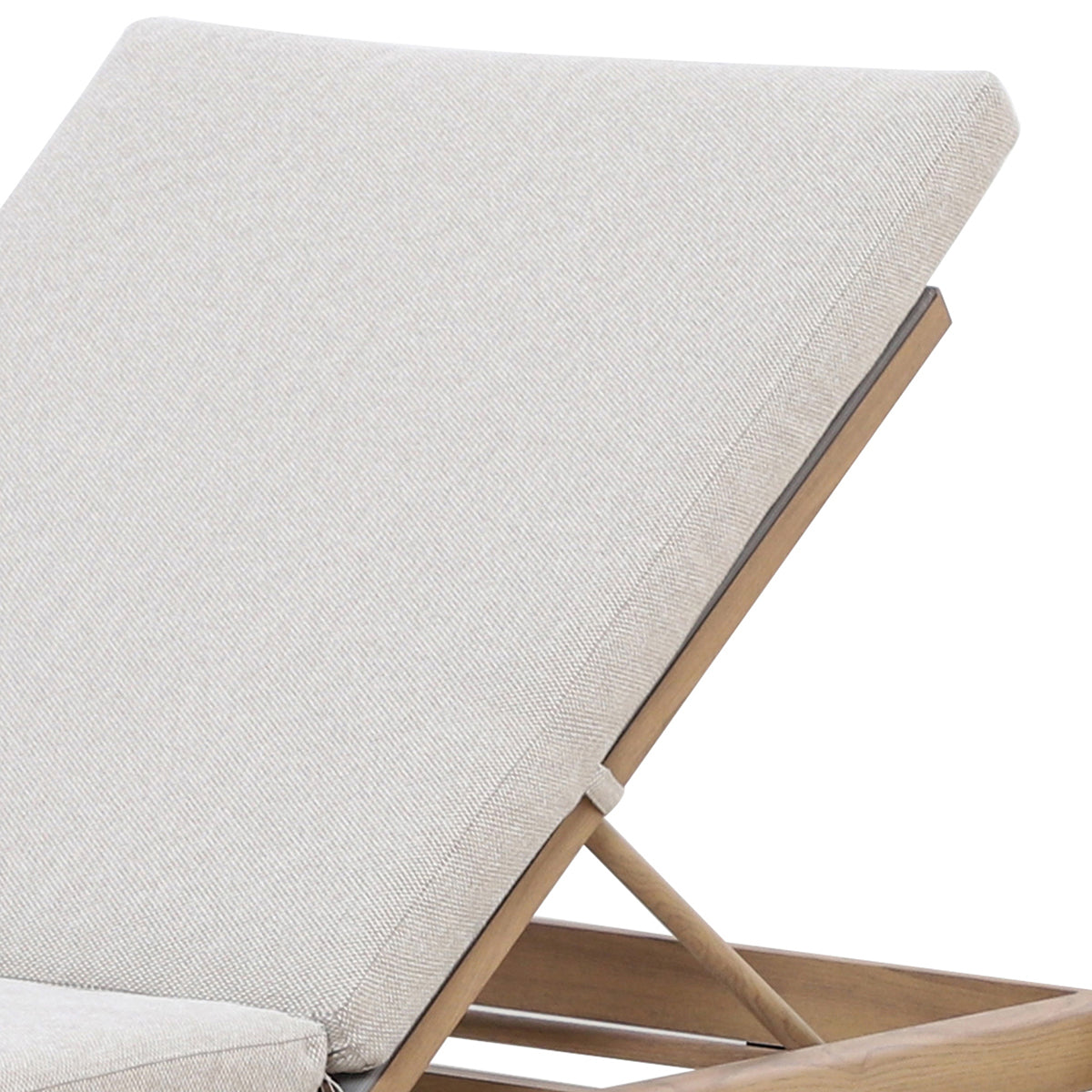 Burford Sunlounger Set with Side Table & Seasonsure Cushions- Almond