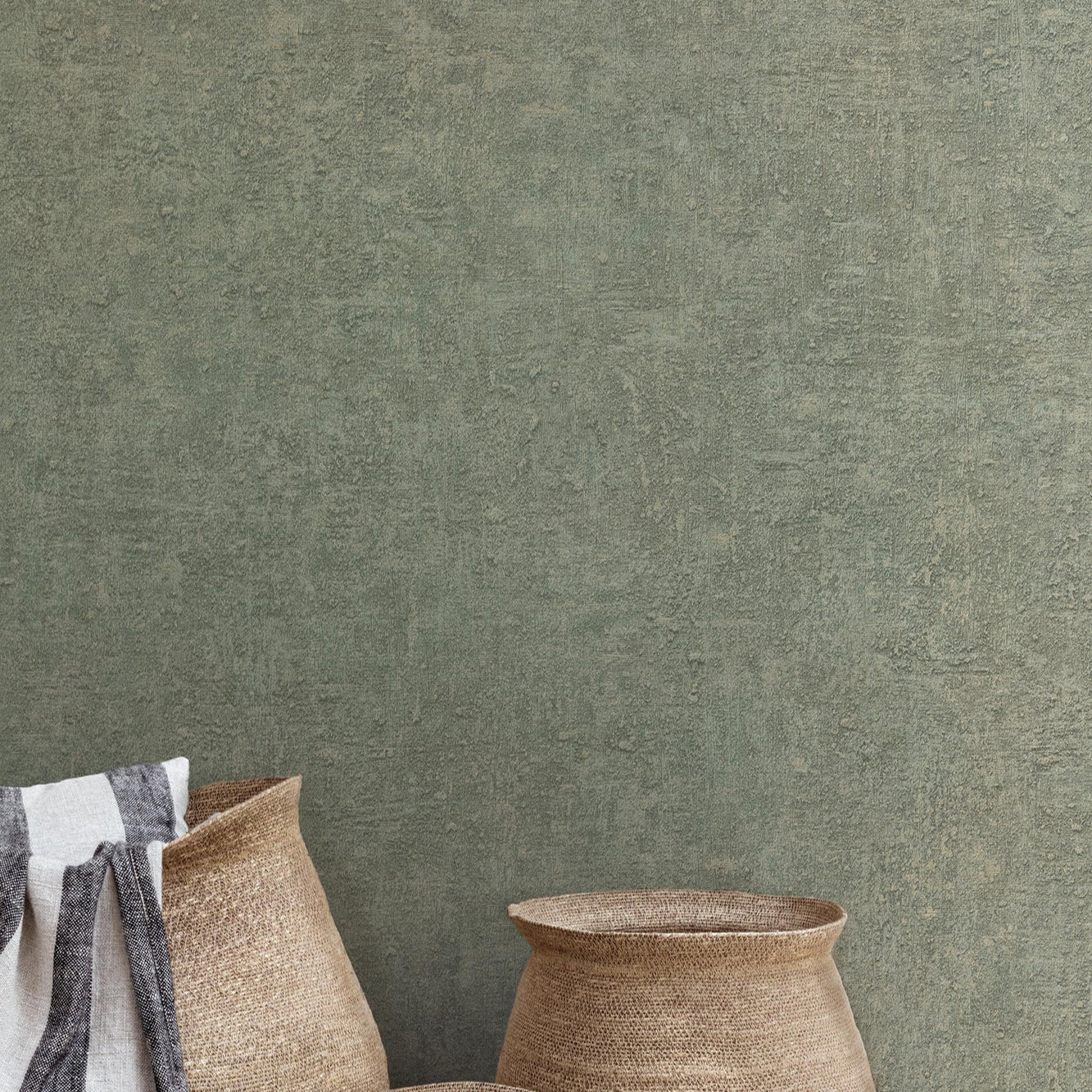 Grandeco Belize Norite Green Wallpaper Roll 10m x 53cm