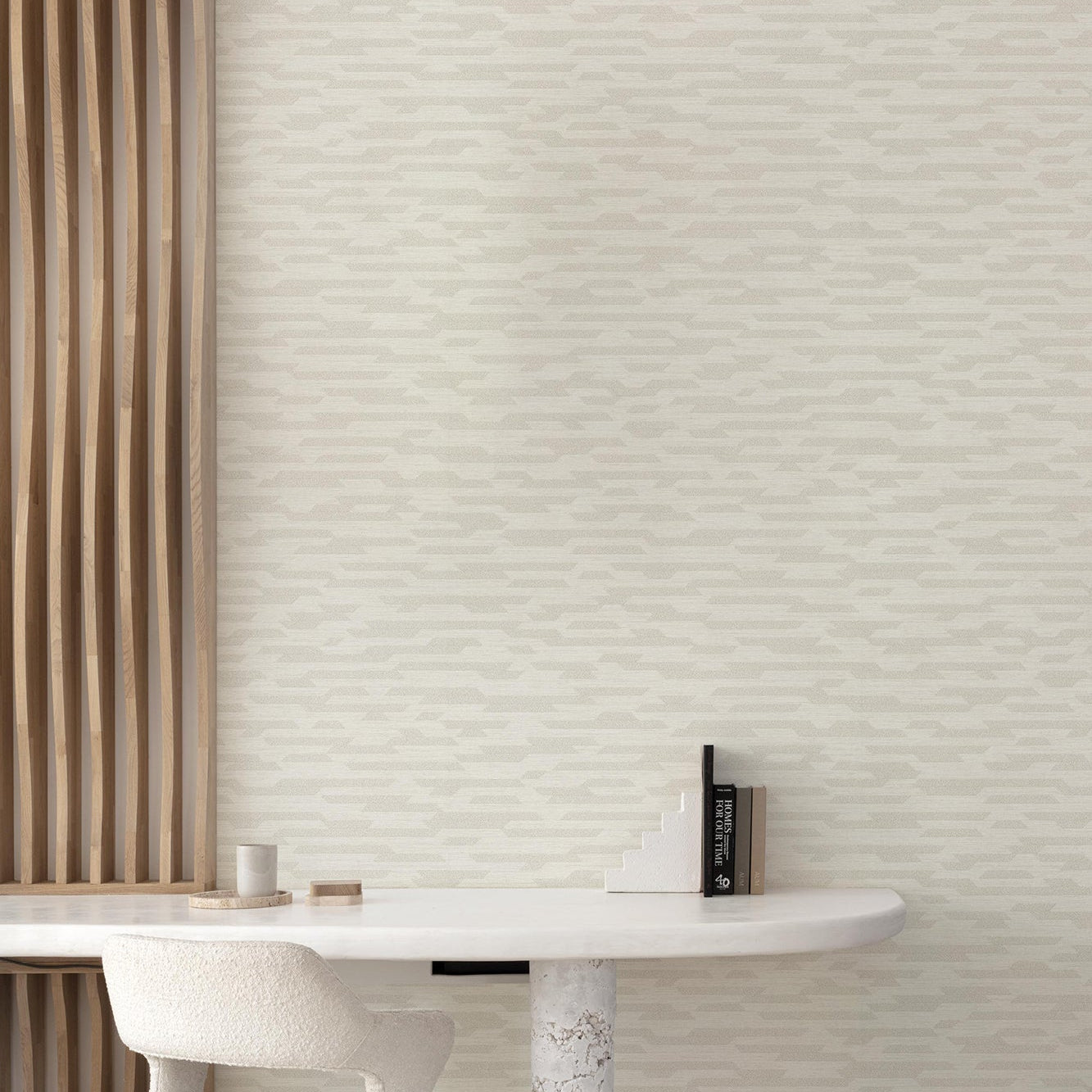 Grandeco Belize Dioriet Neutral Wallpaper Roll 10m x 53cm