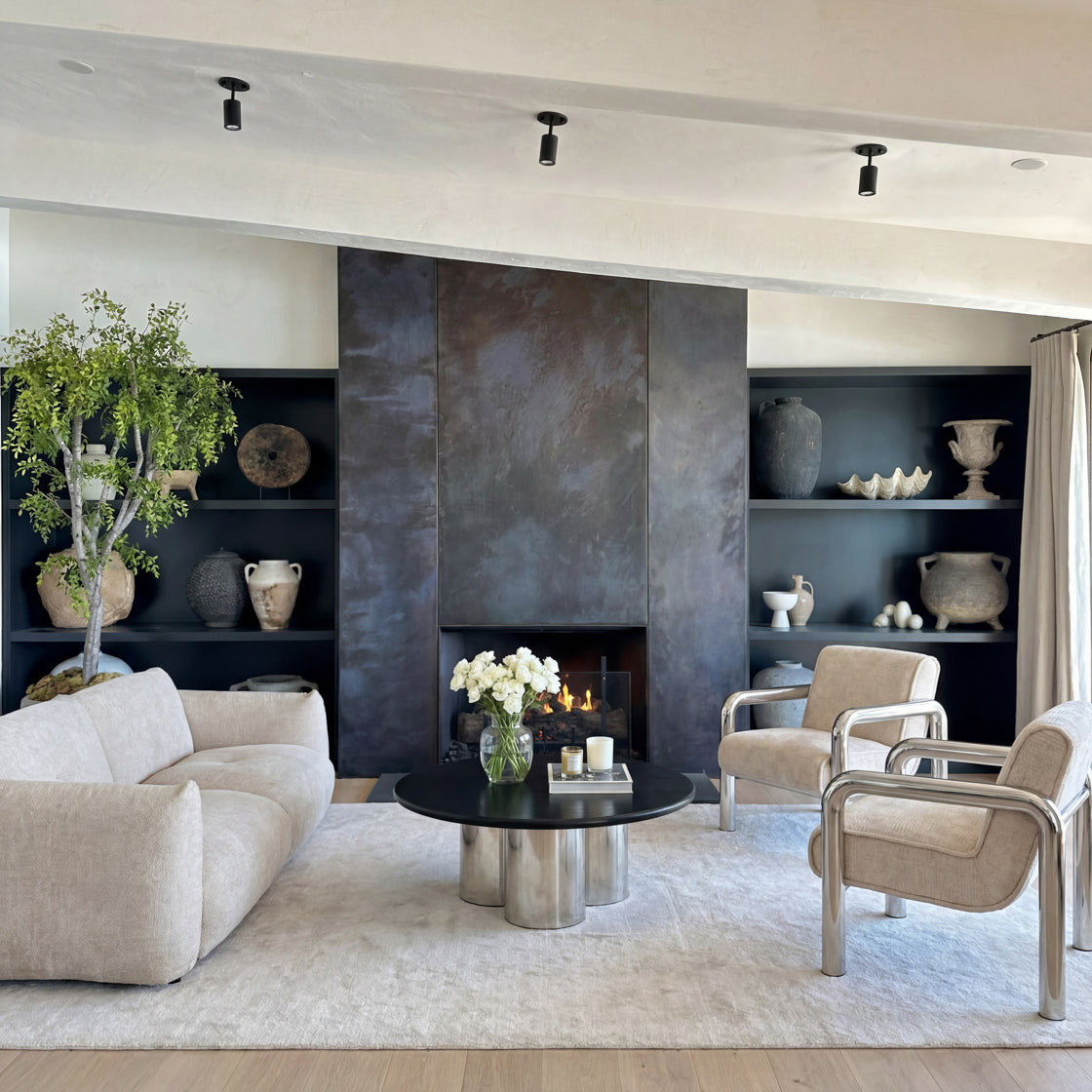 Blake Black Coffee Table lifestyle