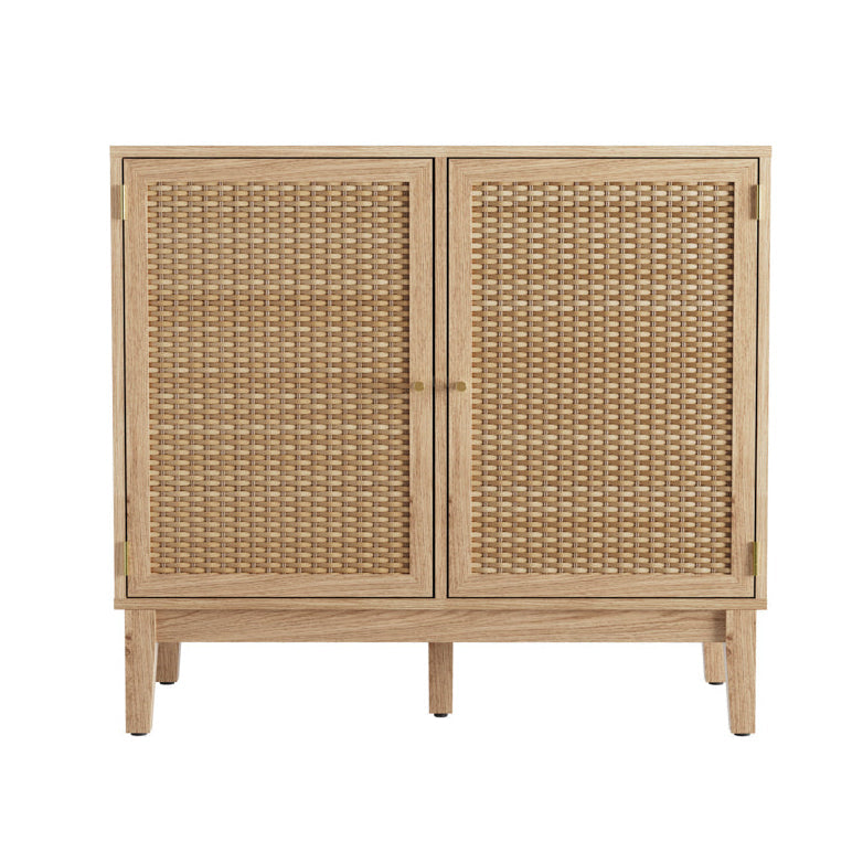 Bordeaux Boho Natural Wood & Rattan Sideboard | Small
