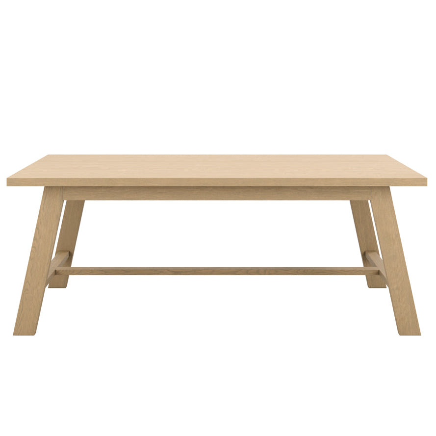 Bourton Latte Wood Dining Table | 8 Seater