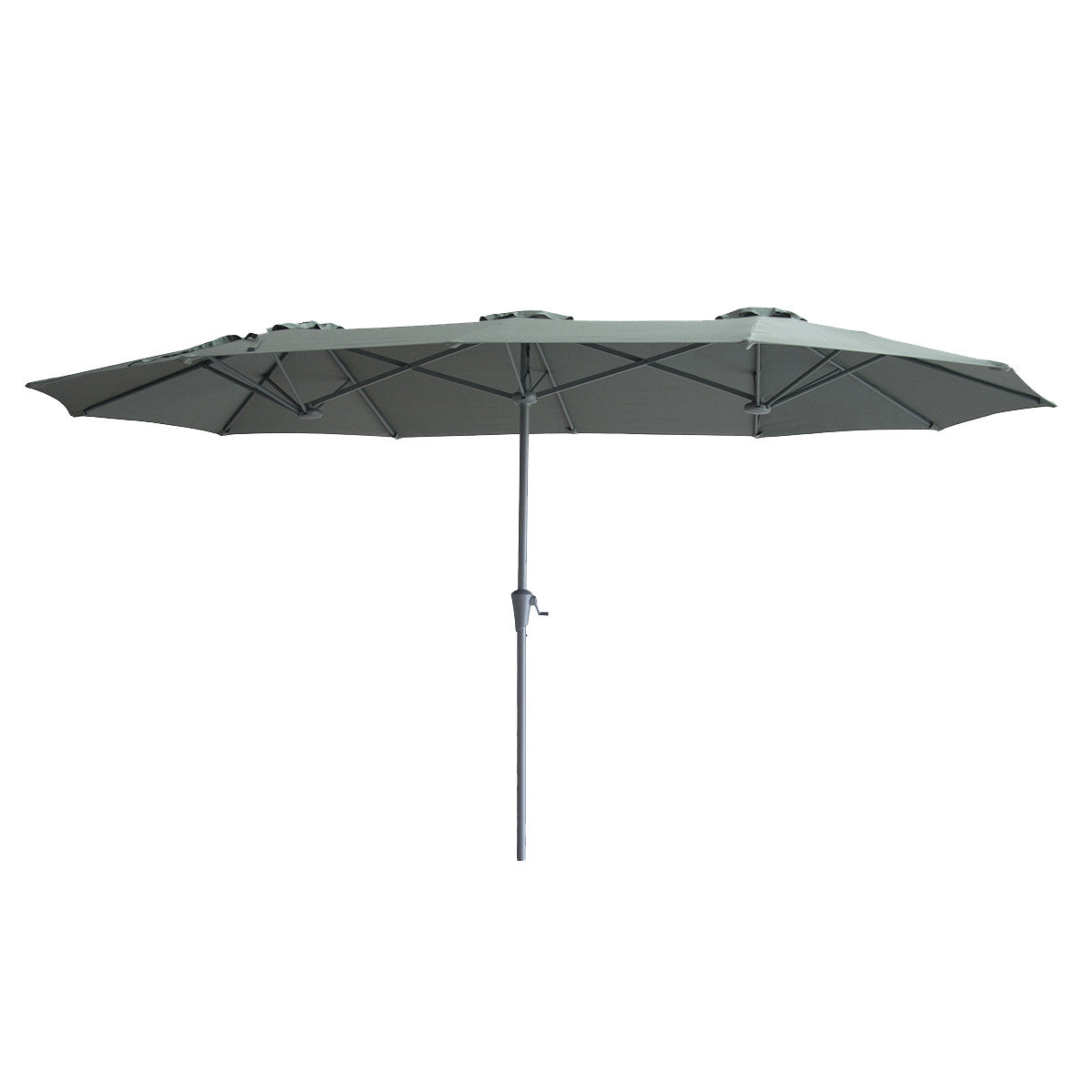 Capri 2.2x4m Rectangular Parasol - Oil Green