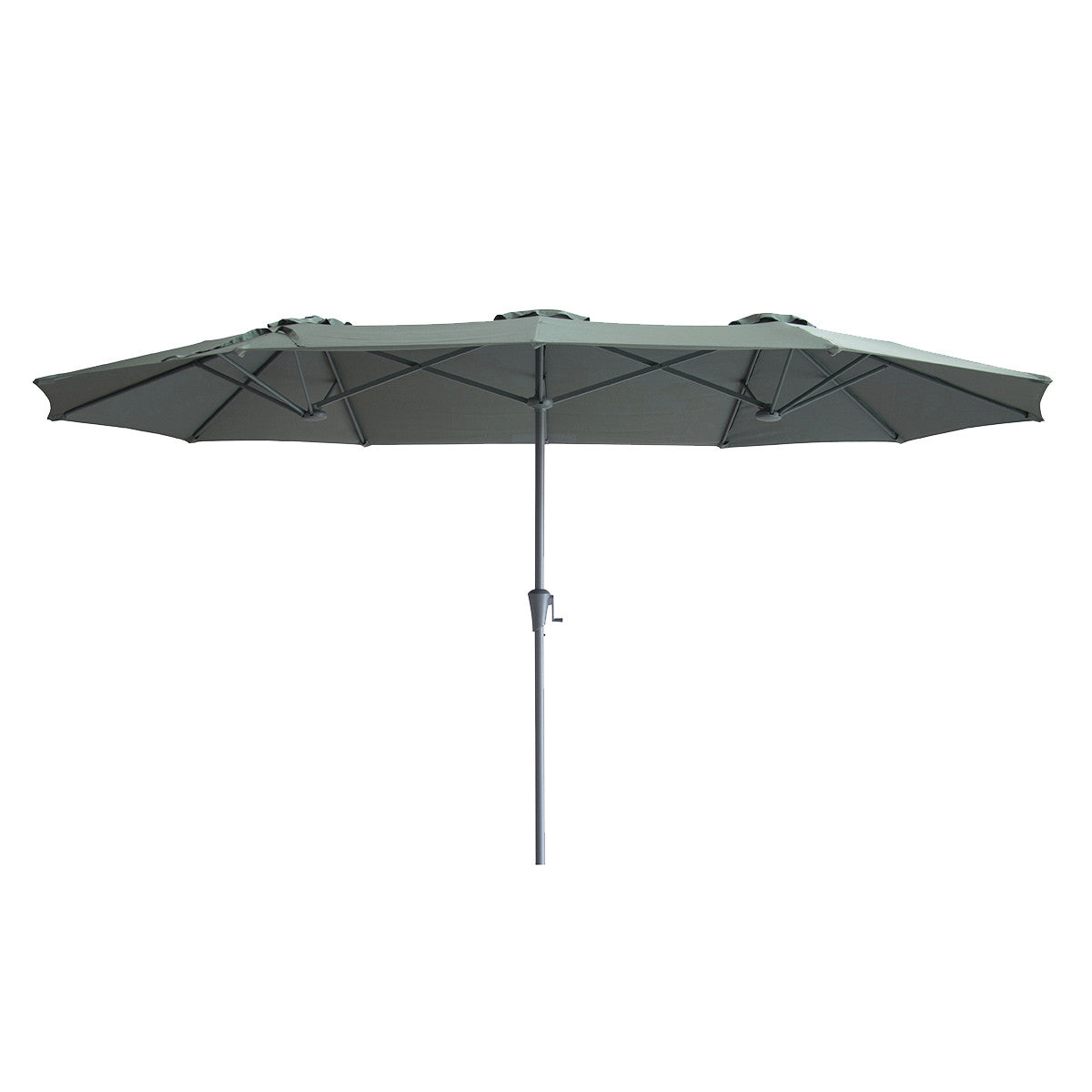 Capri 2.2x4m Rectangular Parasol - Oil Green