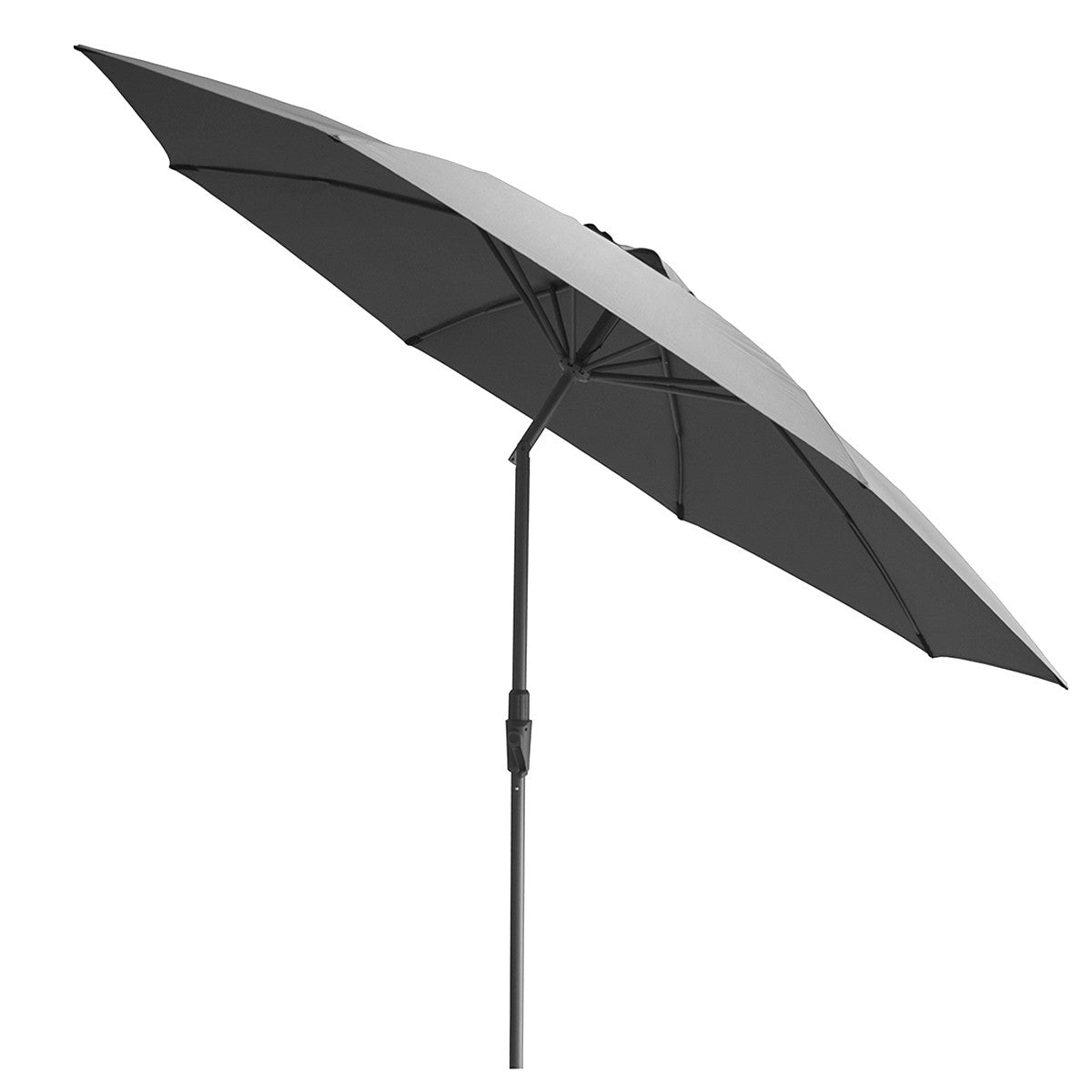 Capri 2.7m Round Parasol - Charcoal Grey