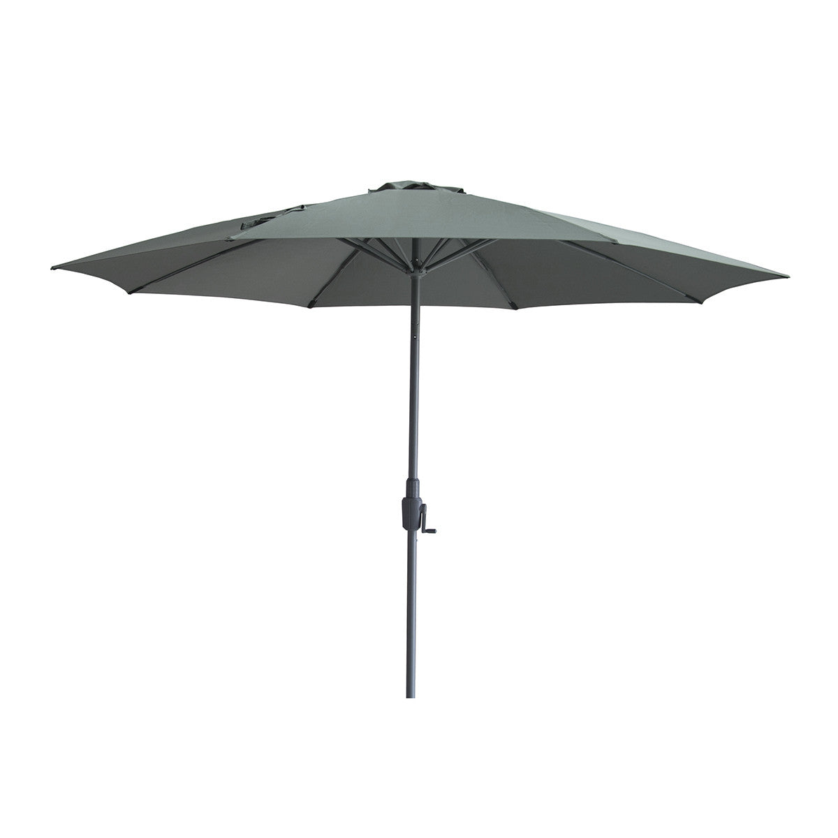 Capri 2.7m Round Parasol - Oil Green