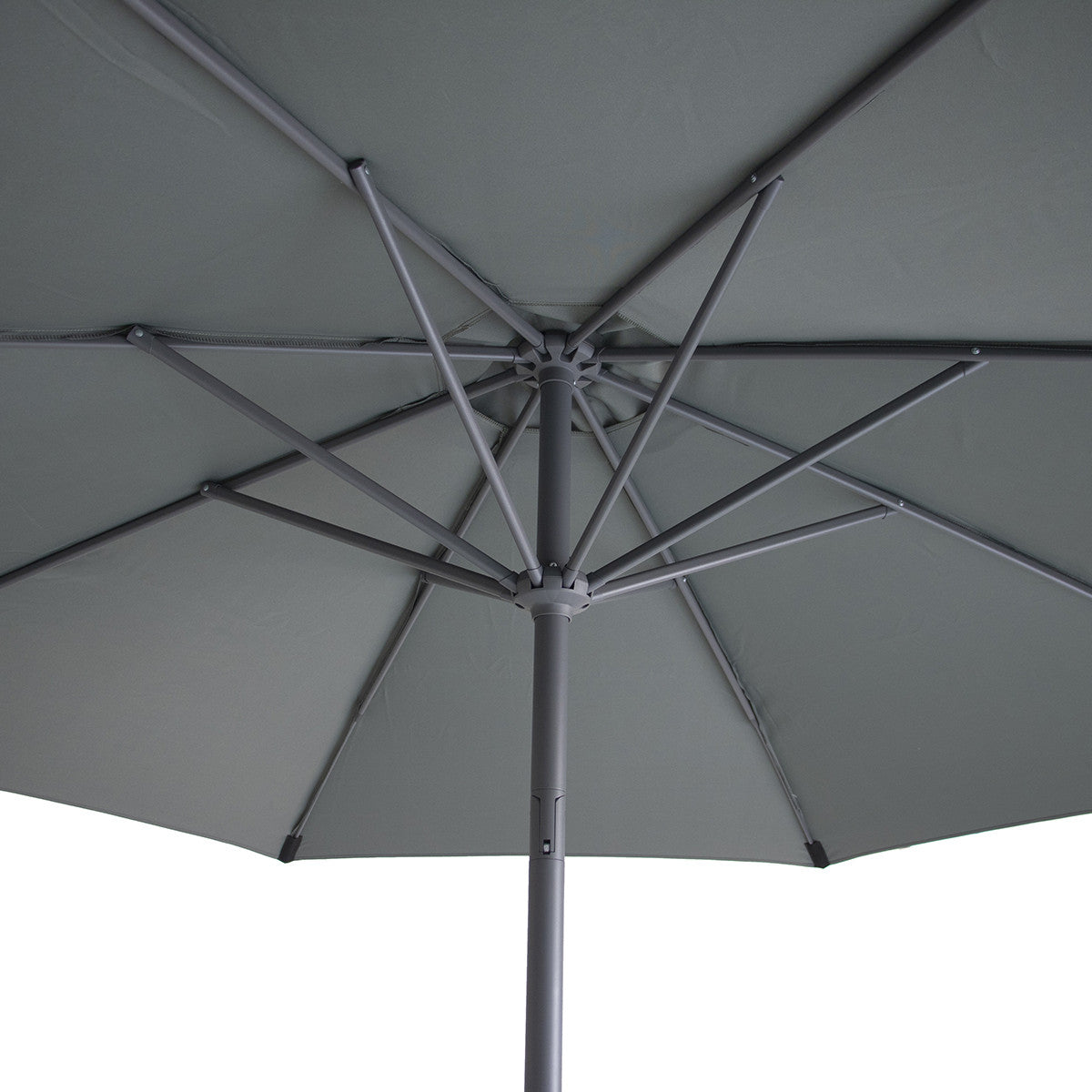 Capri 2.7m Round Parasol - Oil Green