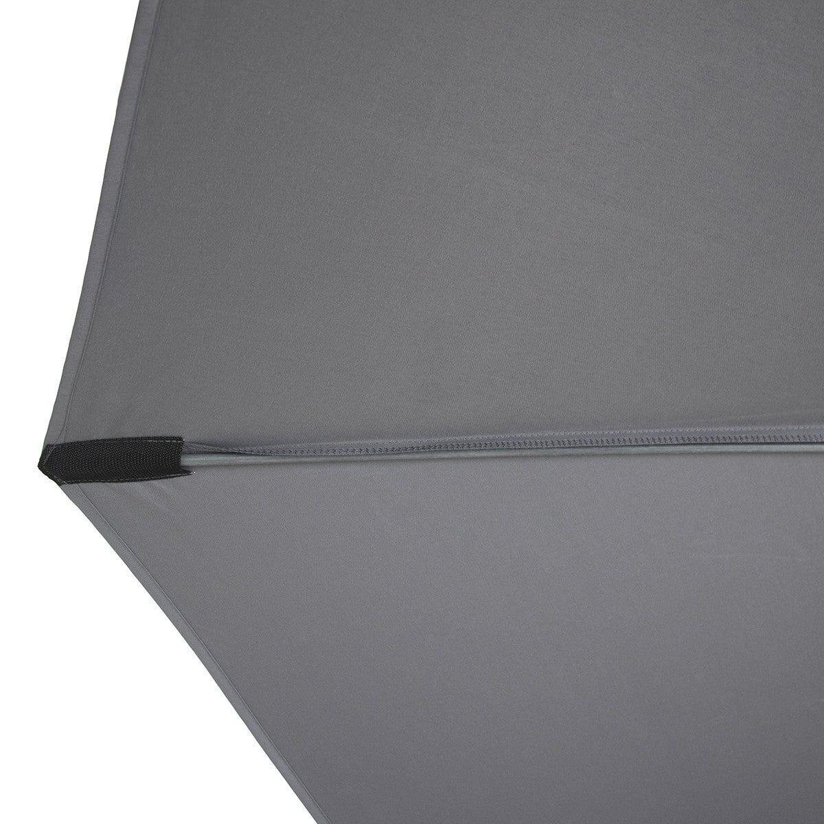 Capri 3.5m Round Parasol - Charcoal Grey