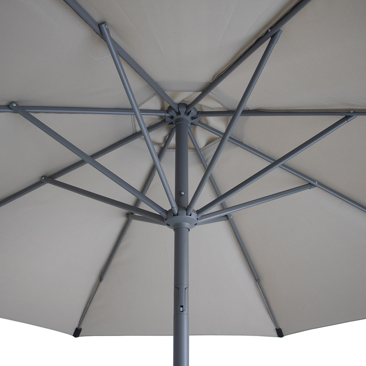 Capri 3m Round Parasol - Clay Beige