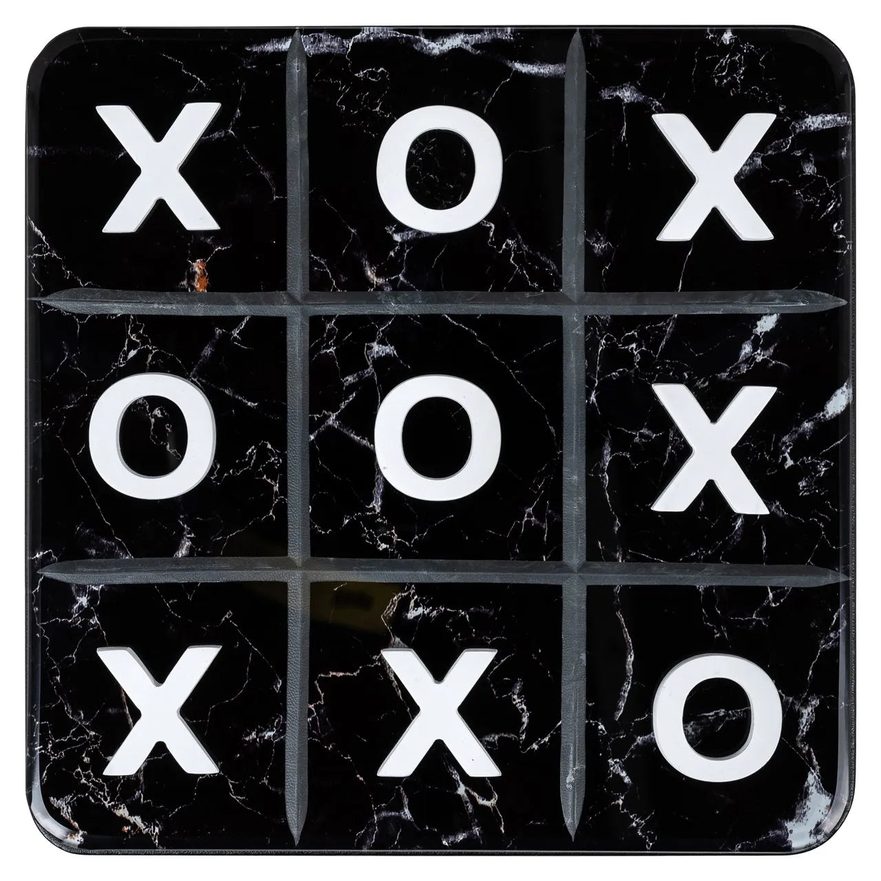 Richmond Interiors Trixi Black & White Tic Tac Toe Board