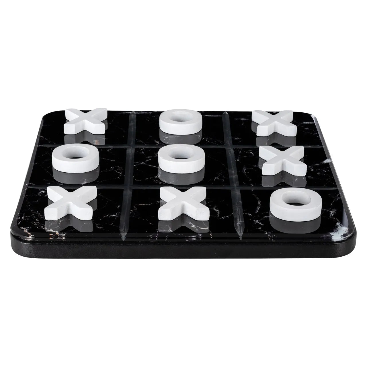 Richmond Interiors Trixi Black & White Tic Tac Toe Board