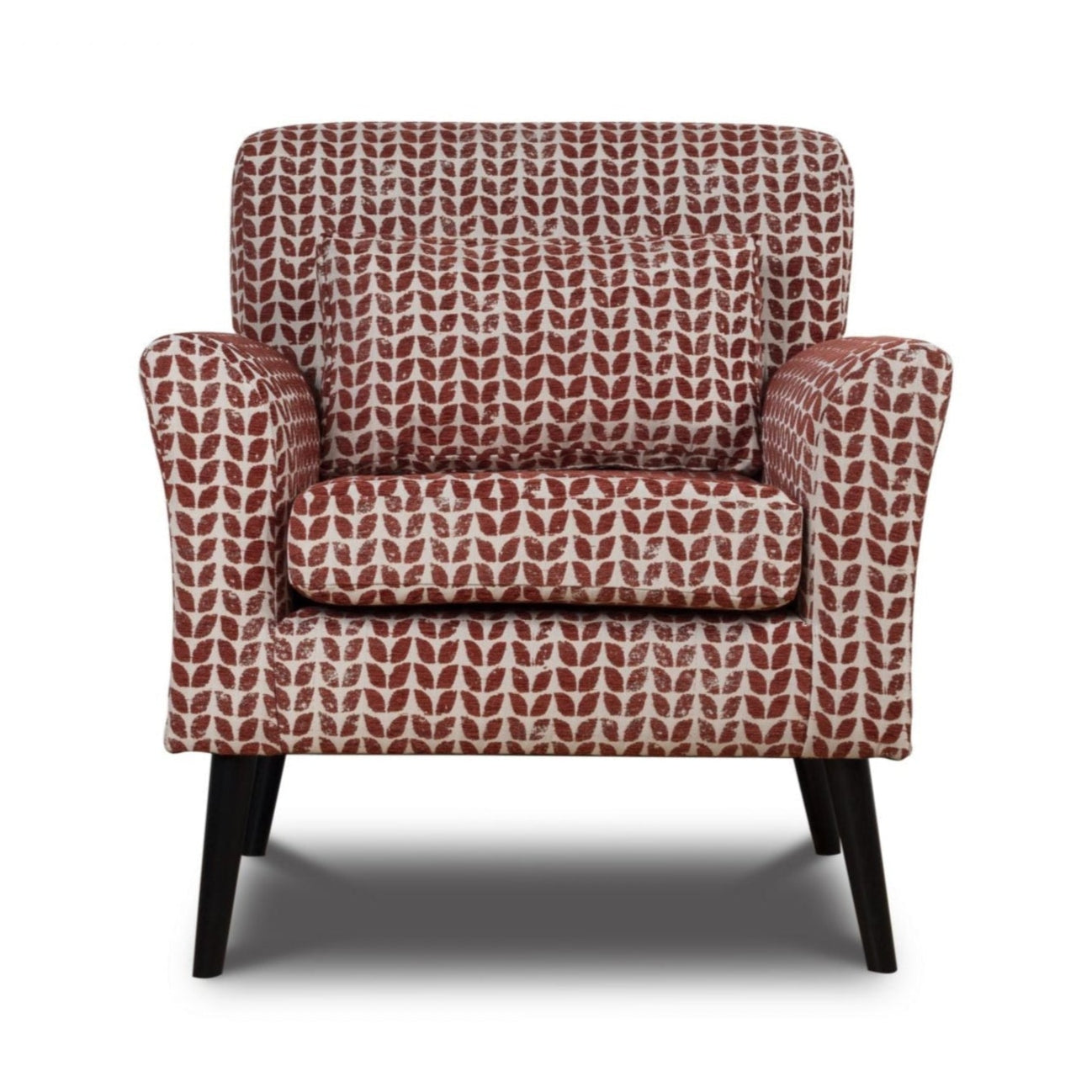 DI Designs Warnborough Red & White Club Armchair