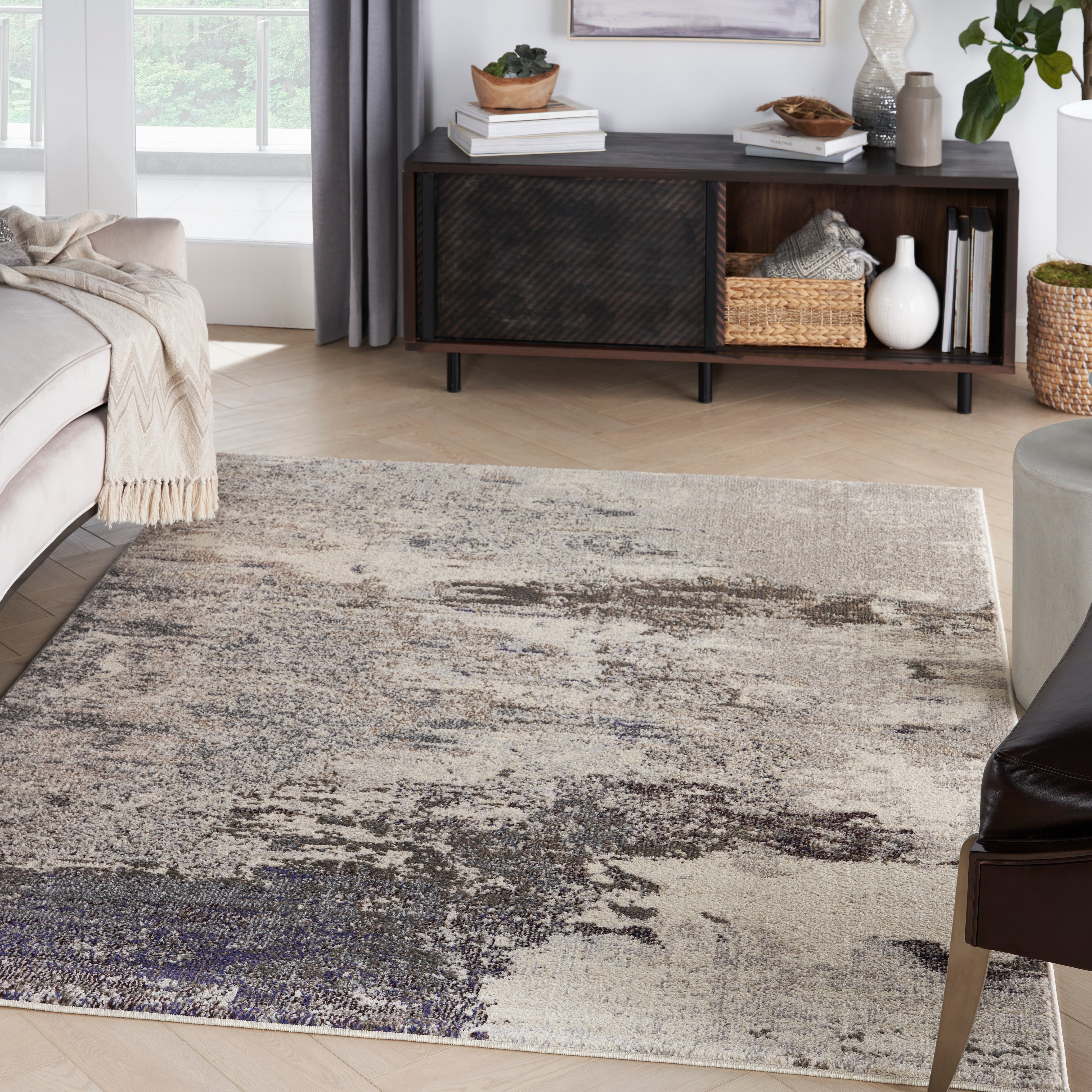 Nourison Celestial CES02 Ivory Grey Rug