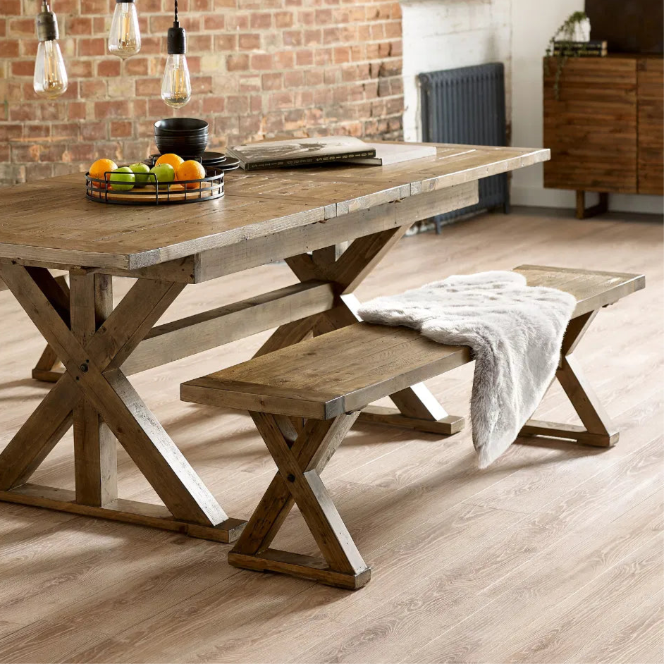 Allenby Pine Wood Dining Bench