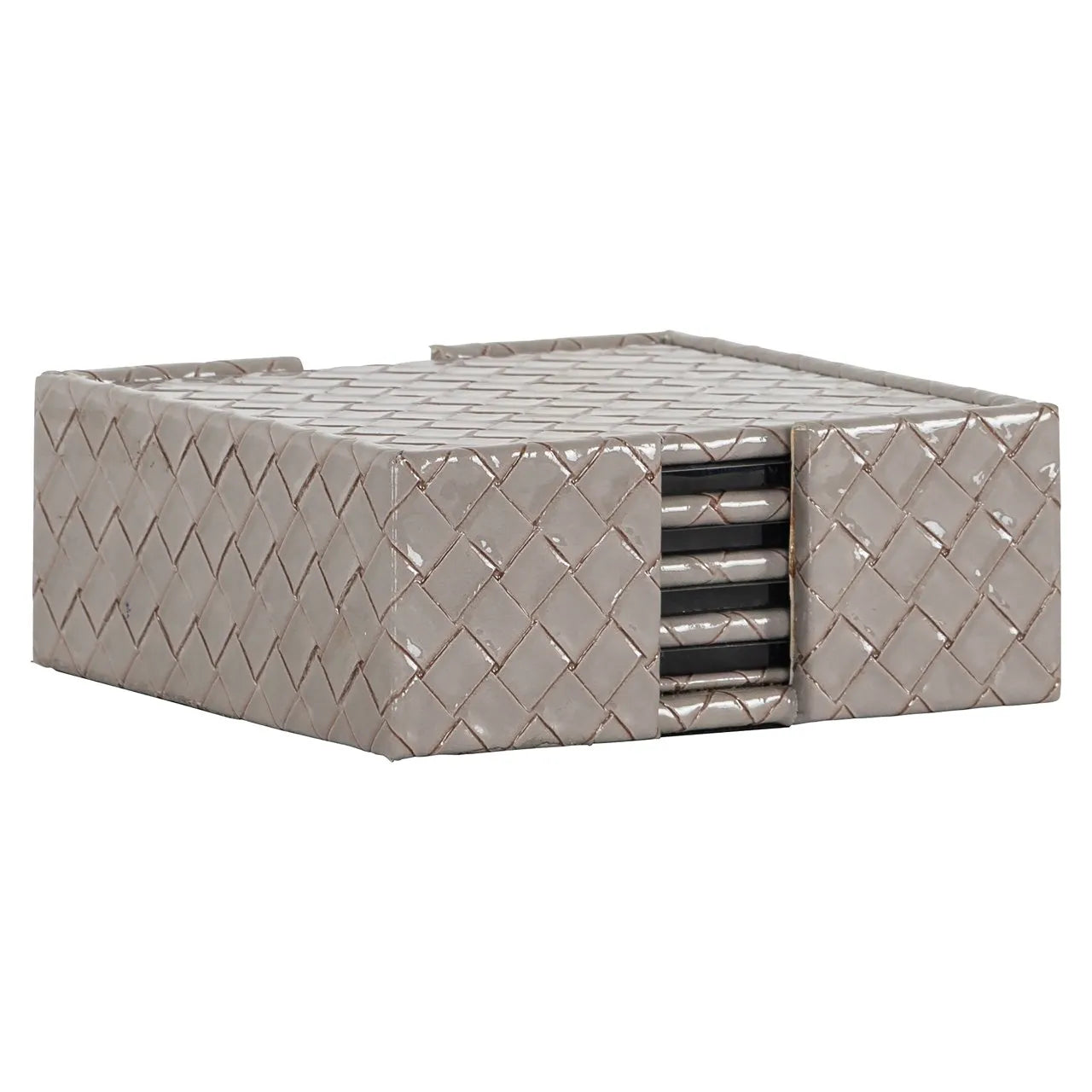 Richmond Interiors Vivi Grey Coasters | Set Of 4