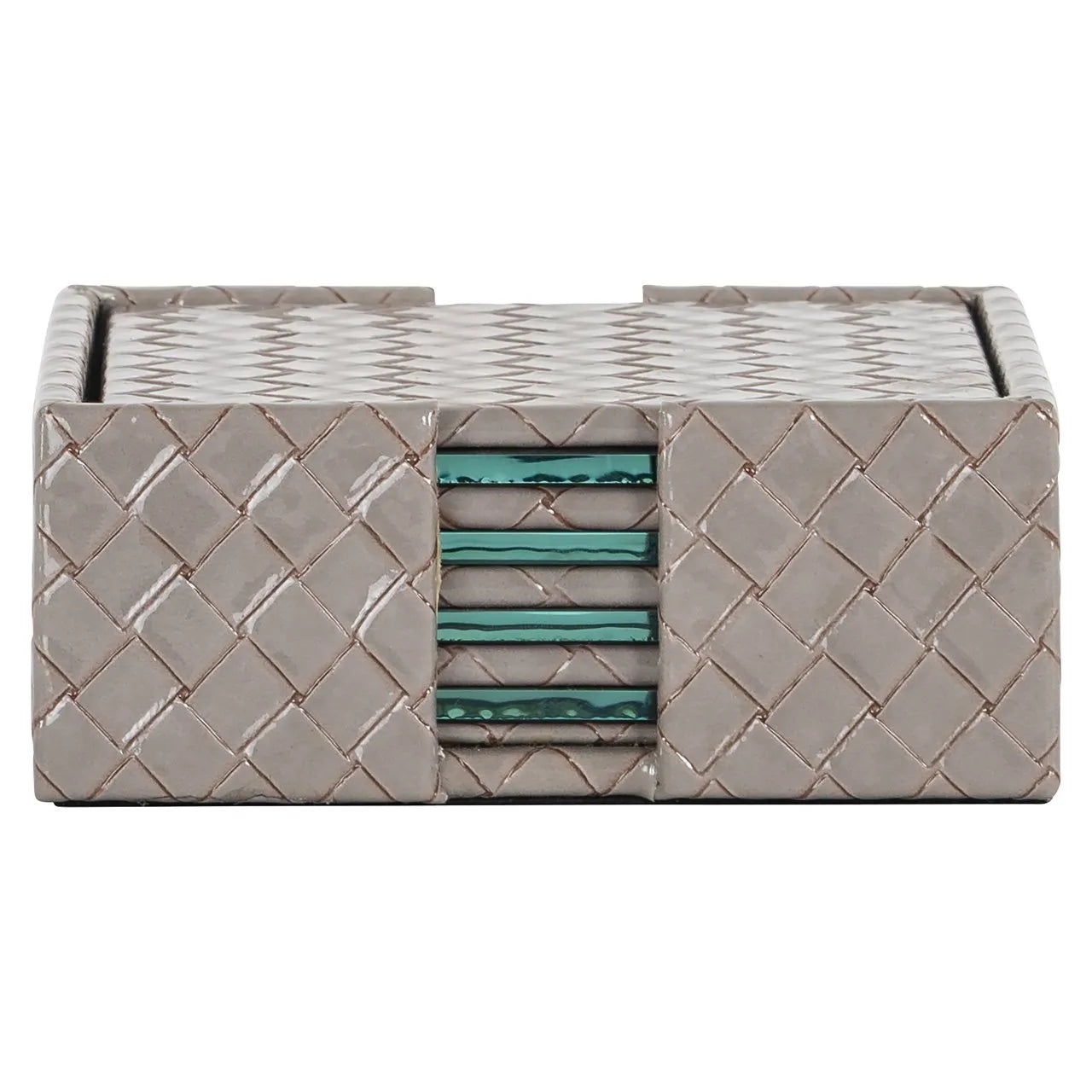 Richmond Interiors Vivi Grey Coasters | Set Of 4
