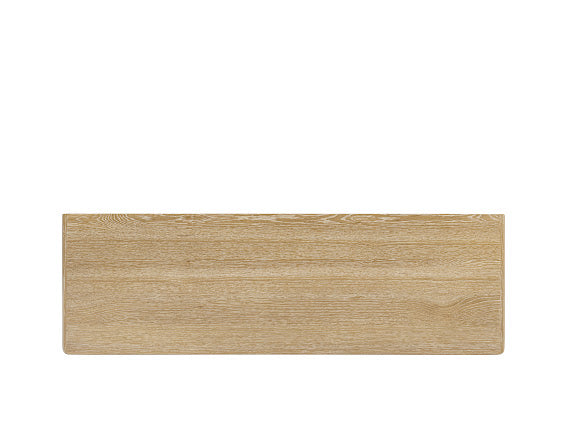 DI Designs Bedwyn Sphere Natural Oak Wood Console Table