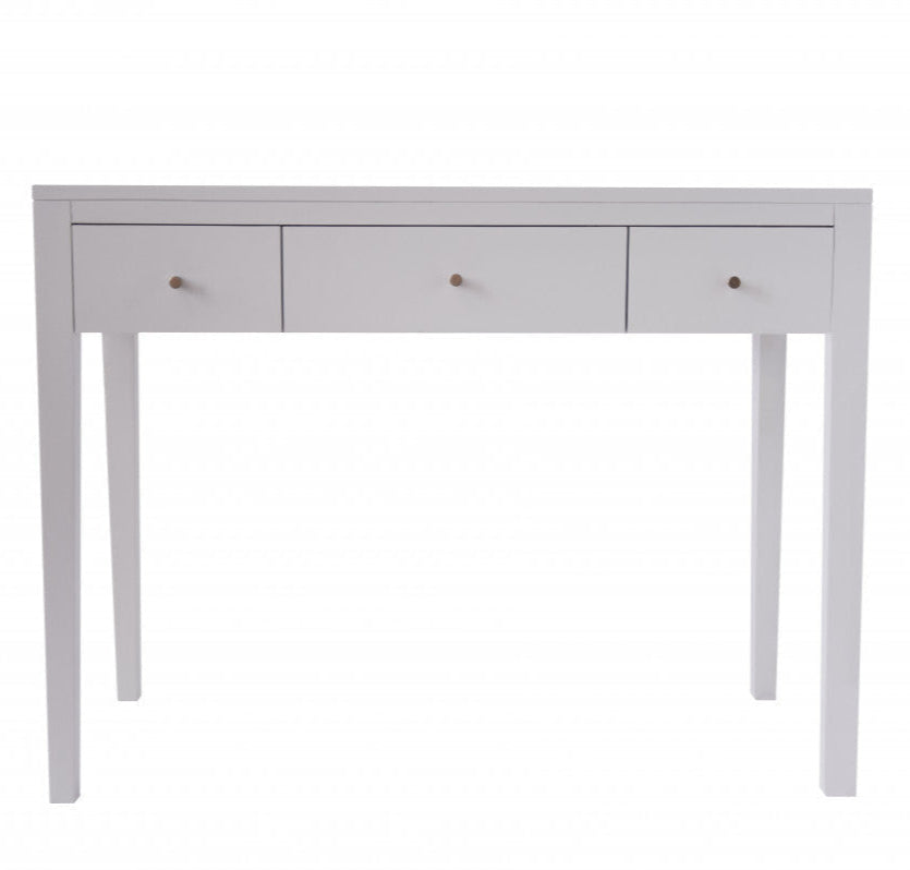 DI Designs Alton White Birch Wood Console Table