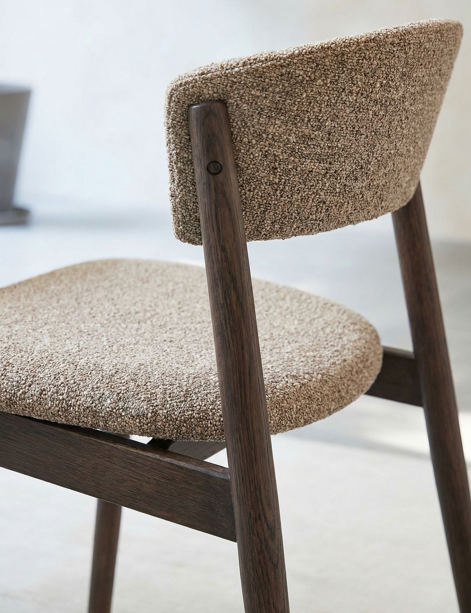 Portbello Brown Wood Dining Chairs - Set of 2