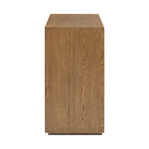 DI Designs Charlton Ribbed Walnut Oak Wood Chest of Drawers | 6 Drawer