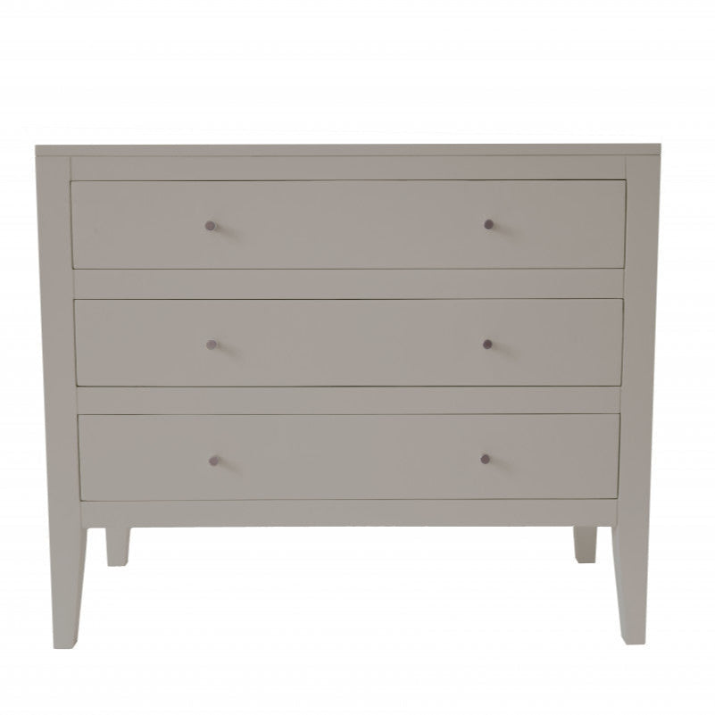 DI Designs Alton Grey Birch Wood Chest of Drawers | 3 Drawers