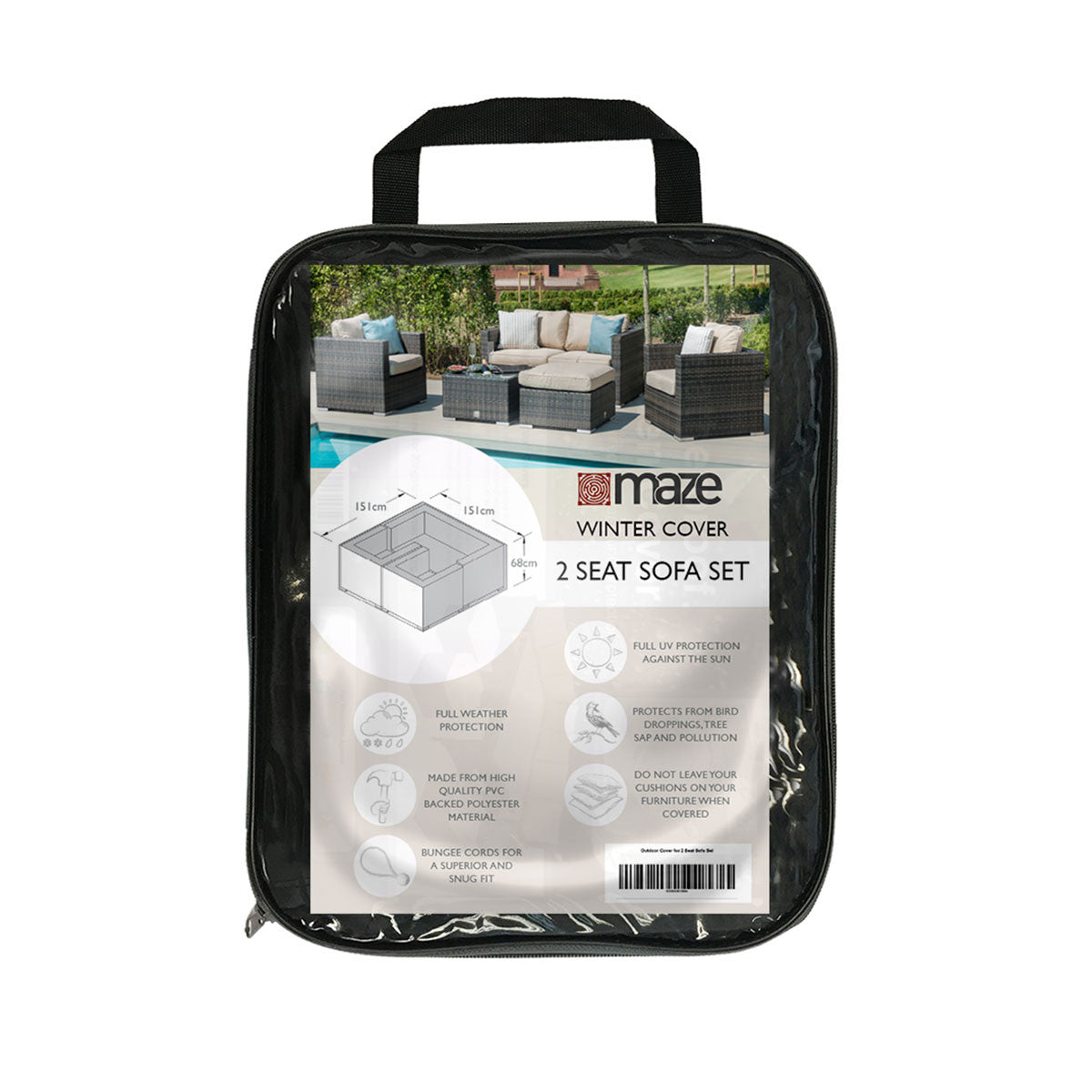 Outdoor Cover For 2 Seater Sofa Set