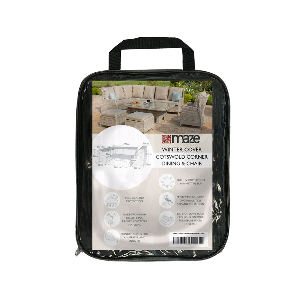 Cotswold Corner Dining Set & Chair Outdoor Cover