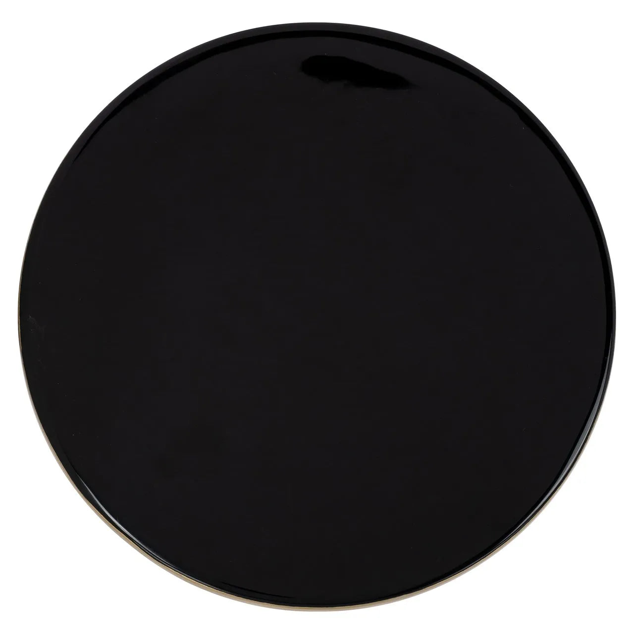 Richmond Interiors Elena Black & Gold Cakeplate