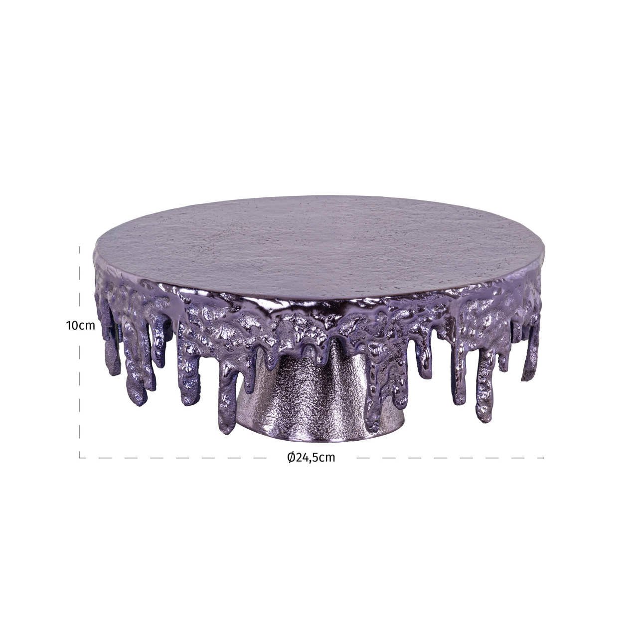 Richmond Interiors Meggy Lavender Purple Dripping Cake Plate