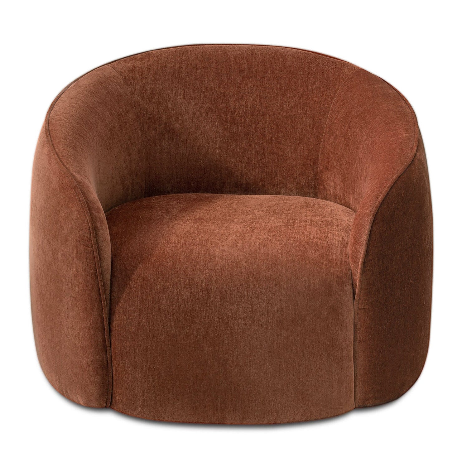 Polta Sysley Rust Chenille Armchair II
