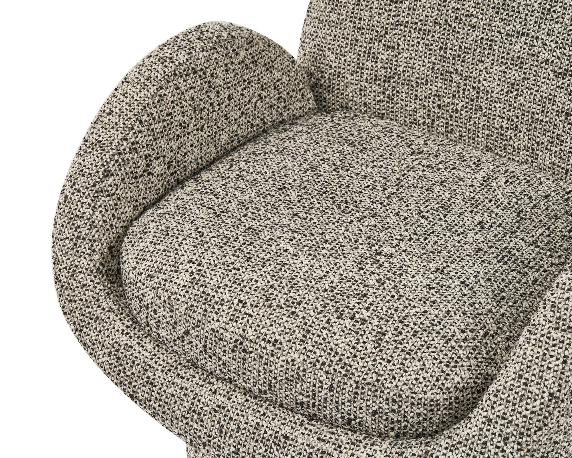 Arles Swivel Armchair - Dexter Sparkle Stone